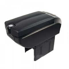 Подлокотник HJ48020B/(черный)+черный, пепельница, подстаканник, 7 USB