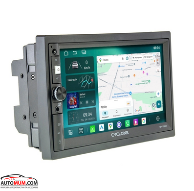 Автомагнiтола 2Din CYCLONE MP-7099A v3 Android 14 (4/64GB)