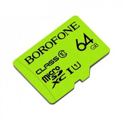 BOROFONE MicroSDXC Карта памяти 64GB Class10