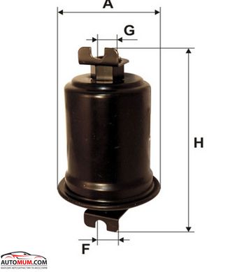 Фильтр топлива WIX WF8114 (Pajero 3,0i V6 90-94г)