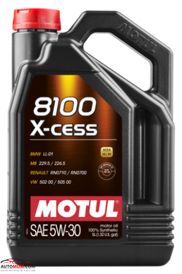 Моторна олива MOTUL 8100 X-Cess 5W-30 - 5л