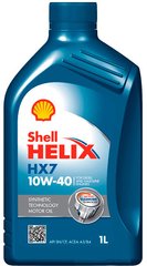 Моторное масло SHELL Helix HX7 10W-40 SN/CF A3/B4 - 1л