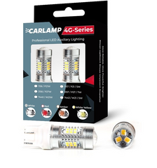 Світлодіодні лампи Carlamp W21/5W T20 4G21/7443Red W21/5W червоні