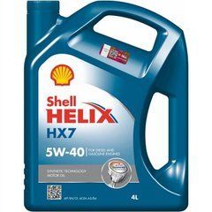 Моторне масло SHELL Helix HX7 5W-40 A3/B4 SN (напівсинтетика) - 4л