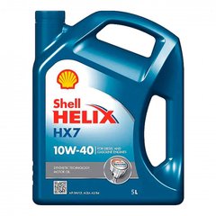 Моторна олива SHELL Helix HX7 10W-40 SN/CF A3/B4 - 5л