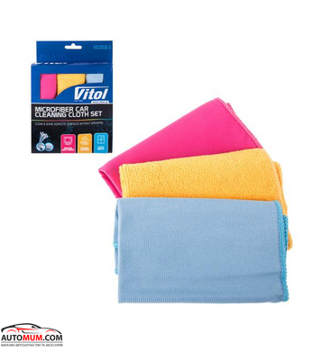 Салфетки для авто VITOL VSC3030-3 - 3шт