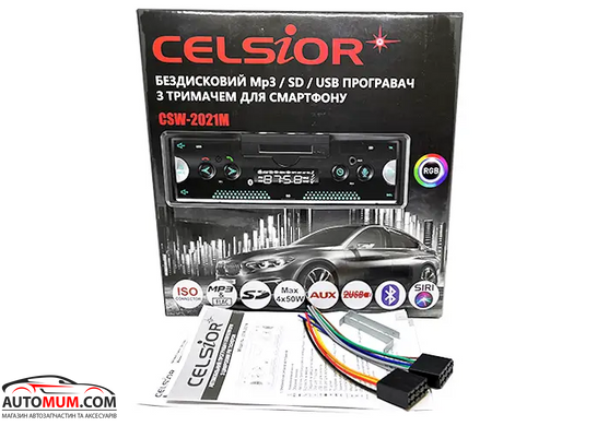 Автомагнитола с Bluetooth CELSIOR CSW-2021 М