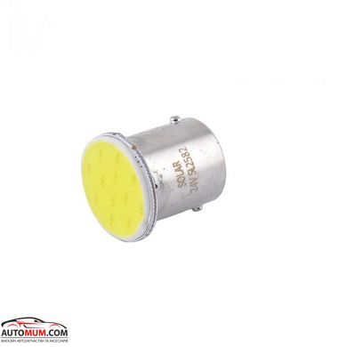 Светодиодные лампы с обманкой G18,5(BA15s) GS 1156-303 11365 (смещенный контакт)12-24V Желтый 2шт