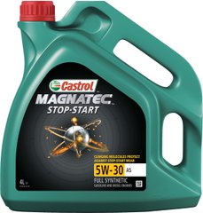 Моторное масло CASTROL Maqnatec stop-start 5W-30 A5;SN; ILSAC GF-4 - 4л