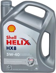 Моторное масло SHELL Helix HX8 5W-40 SN/CF - 4л