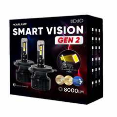 Светодиодные лампы головного света Carlamp Smart Vision Gen 2 H7 SMGH7 8000 Lm 6500 K-2шт