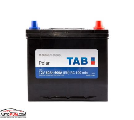 Акумулятор Tab 246860 Polar 60Ah Asia (Євро) - 600A