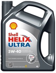 Моторна олива SHELL Helix Ultra 5W-40 SN/CF A3/B3/B4 - 4л