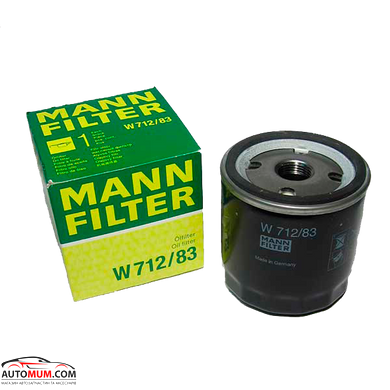 Фильтр оливи MANN W712/83 (Lexus;Toyota)