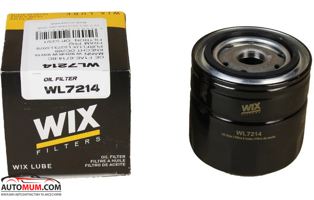 Фильтр оливи WIX WL7214 (Ford; Mazda MPV,Tribute 3,0)