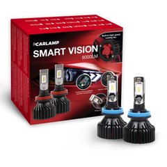 Светодиодные лампы Carlamp Smart Vision Led Н8/Н11 8000 Lm 6500 K (SM11) 12V 8000К