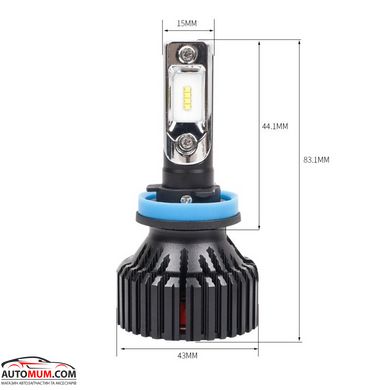 Світлодіодні лампи Carlamp Smart Vision Led Н8/Н11 8000 Lm 6500 K (SM11) Н8/Н11 12V 8000К