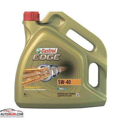 Моторное масло CASTROL EDGE Titanium FST 5W-40 C3 SN/CF - 4л