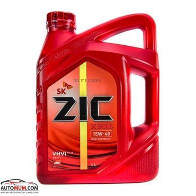 Моторна олива ZIC X3000 15w-40 CI-4 - 4л