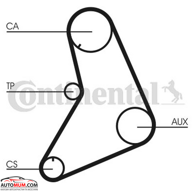 Ремінь ГРМ CONTI CT685/ DAYCO 94426 (Alfa Romeo,Ford,Ford Otosan,Volkswagen)