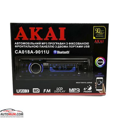 Автомагнітола з Bluetooth AKAI CA018A-9011U