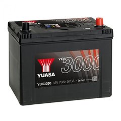 Акумулятор YUASA YBX3030 SMF 72Ah Asia (Євро) - 630A