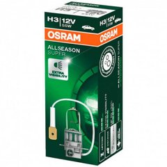 Лампа галогенная H3 OSRAM 64151ALS-FS (РK22s) 12V 55W (+30%)- желтая