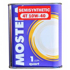 Моторное масло Mostela 4T 10w-40 (полусинтетика) - 1л