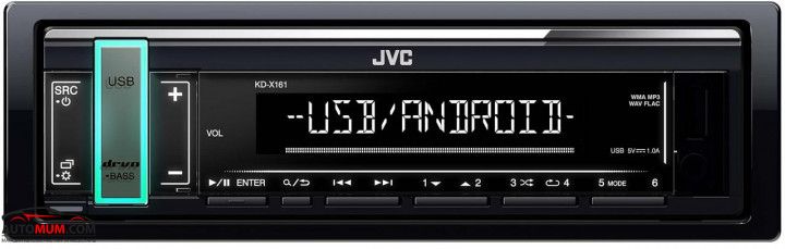 JVC KD-X161 Автомагнитола (USB, AUX)