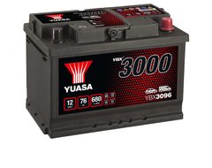YUASA YBX3096 SMF Акумулятор 76Ah (Євро) – 680A