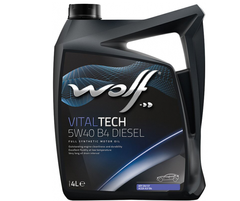 Моторна олива WOLF Vitaltech Diesel 5w-40 B4 - 4л