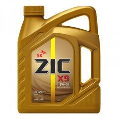 Моторное масло ZIC X9 Fully synthetic 5w-40 SP/CF - 4л