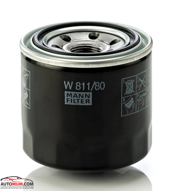 Фильтр оливи MANN W811/80 (Mitsub.Mazda,Honda,Hyundai)