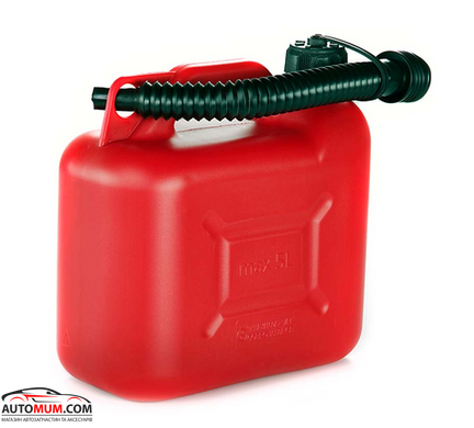 Канистра для топлива с лейкой (пластик) СИЛА 285101/ CARLIFE CA5 - 5л HDPE