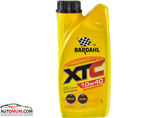 Моторна олива BARDAHL XTC 36241 10W-40 SN/CF A3/B4 - 1л