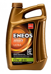 Моторное масло ENEOS Ultra 0w-20 SN; ILSAC GF-5 - 4л