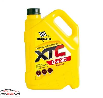 Моторное масло BARDAHL XTC 36312 5W-30 SN C3 - 4л