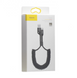 Кабель USB-Type-C "Baseus" 3.0A 1.0м спіраль, чорний