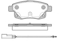 Колодки задние REMSA 125202-AF Ford Transit bus >06, Tourneo>06