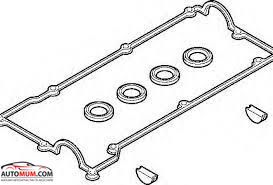 OE 224412B000 Прокладка клапанной крышки (Cerato >06,RIO >11,Elantra 1.6 >06,i30 1.6)