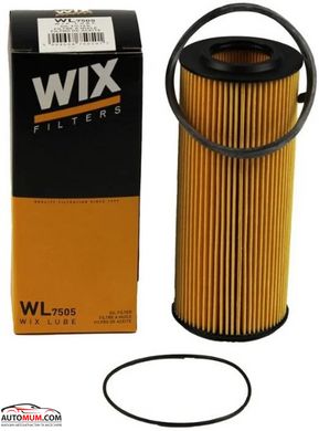 Фильтр оливи WIX WL7505 (Audi A4 II,A5,A6 II, A8 II 2.4, 2.8,3.2 FSI)