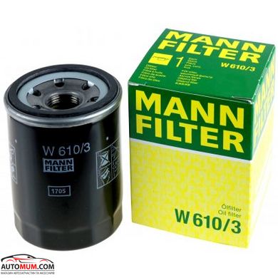 Фильтр масла MANN W610/3 (Honda,Mazda,Opel)