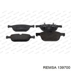 REMSA 139700-AF Колодки тормозные передние (Volvo >12г.)