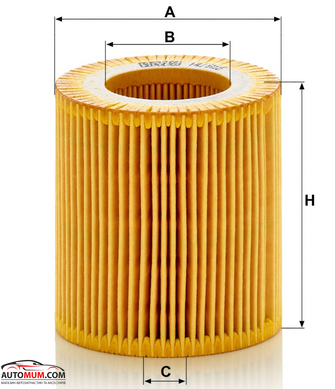 Фильтр оливи MANN HU816x (BMW 3,0i-3,5i >05г )