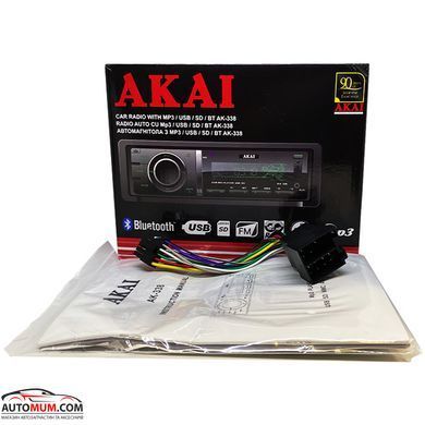 AKAI AК-338 Автомагнітола з BlueTooth