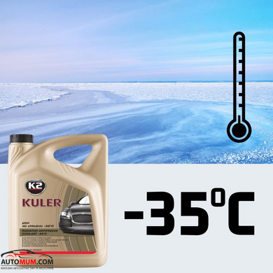 Антифриз червоний K2 Kuler T201C -35С - 1л