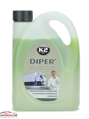 K2 M804 Diper Шампунь для безконтактного миття 2-х компонентний - 2кг