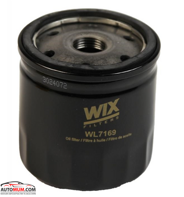 Фильтр оливи WIX WL7169 (VW Golf III 1.4 CL, GL >92)