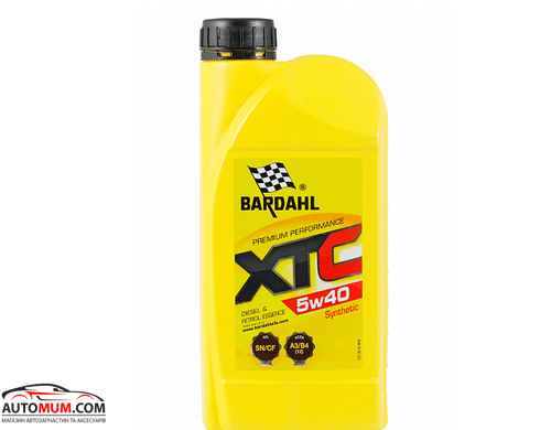 Моторна олива BARDAHL XTC 36161 5W-40 SN/CF A3/B4 - 1л