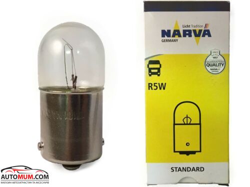 NARVA 17181 лампа накаливания R (BA15s) 24V 5W